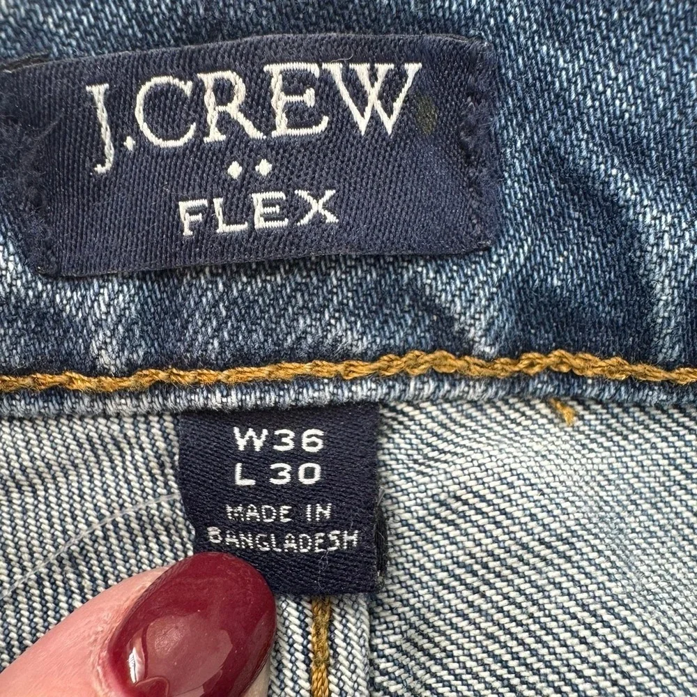 J Crew Mens Slim Vintage Flex Jeans Medium Wash Size 36x30‎